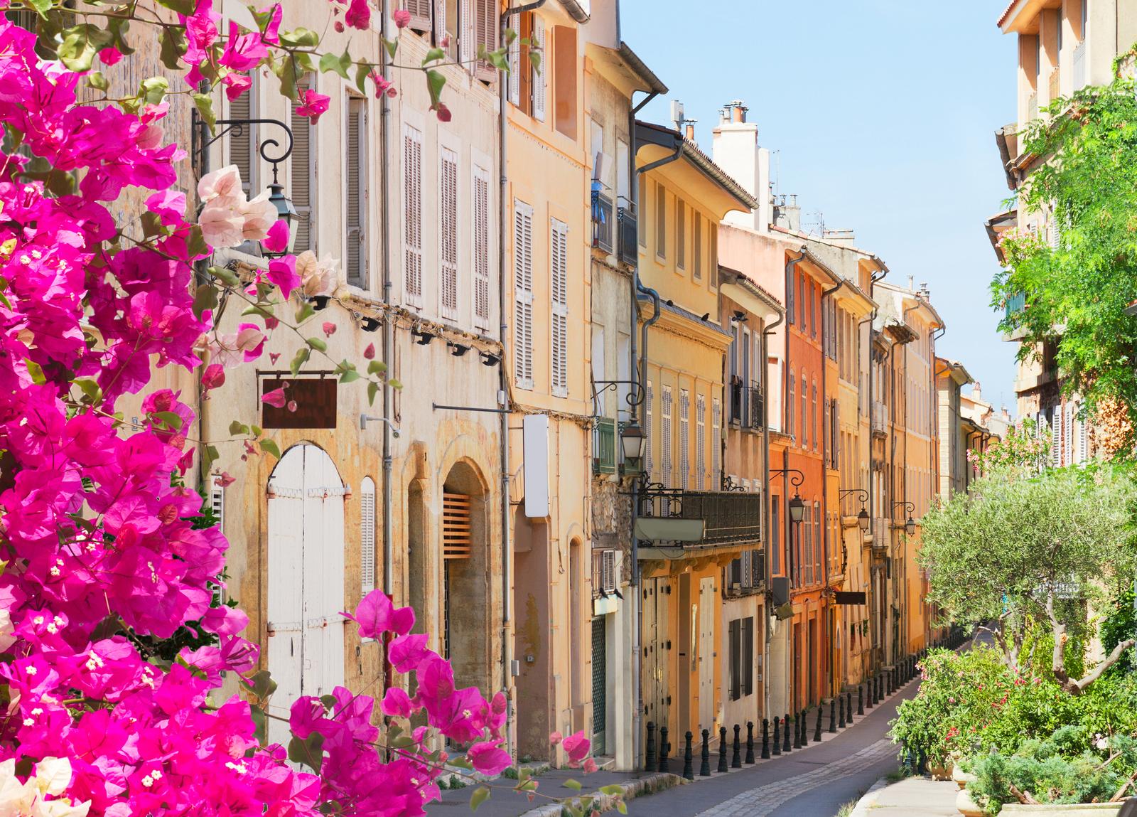 Rue du centre historique d'Aix-en-Provence